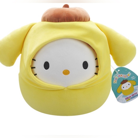 Sanrio Other - SQUISHMALLOW 8” HELLO KITTY WITH POMPOMPURIN HOODIE